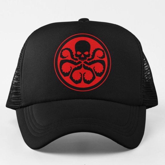 Comics Other - NEW HYDRA Logo Foam Trucker Mesh Snapback Hat BLACK